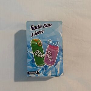 Soda Can Lids - Green and Purple